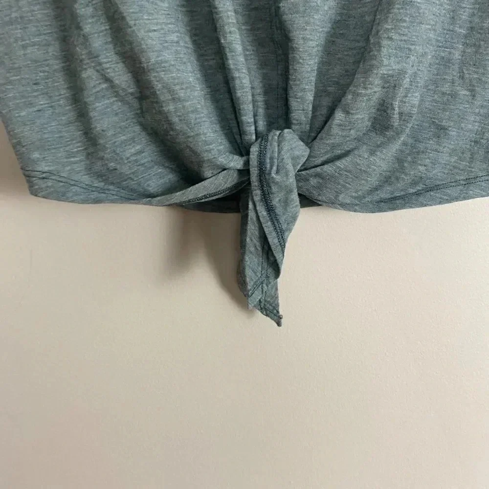 Lululemon Knot Gonna Fly Knotted Cropped Tank